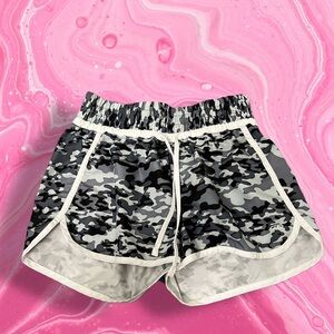 Champion Women's Black and Gray Camo Athletic‎ Shorts
